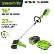Greenworks 60V 16" String Trimmer with 2.5 Ah Battery & 3 Amp Charger