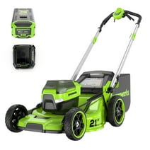 Greenworks 60V 21" Self Propelled Lawn Mower with 8.0 Ah Battery & Rapid Charger 2546402