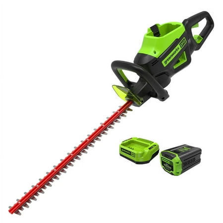 60-Volt 26 in. Hedge Trimmer with 2.0 Ah Battery and Charger - Greenworks