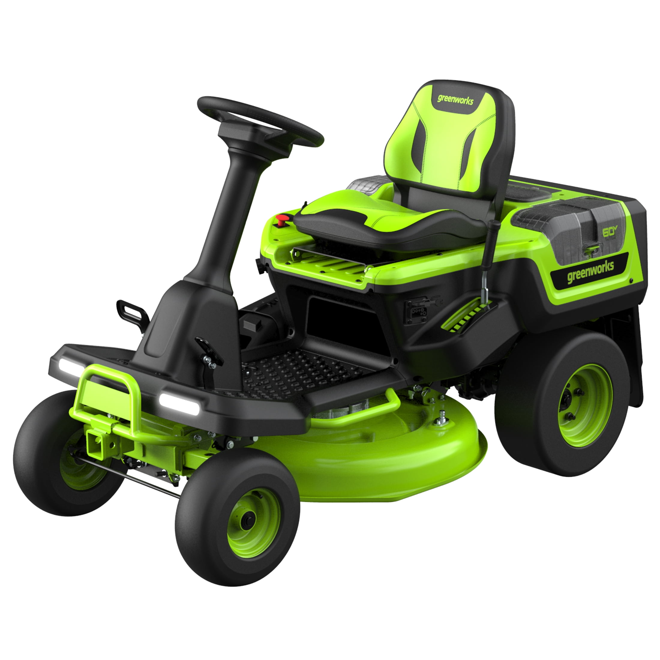 Greenworks 60v 30 crossoverz lawn tractor with 2 8 0 ah 2 4 0 ah
