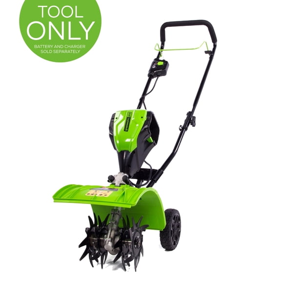 Greenworks 60V 8 Inch Cordless Cultivator / Tiller (Tool Only, Battery and Charger Not Included)