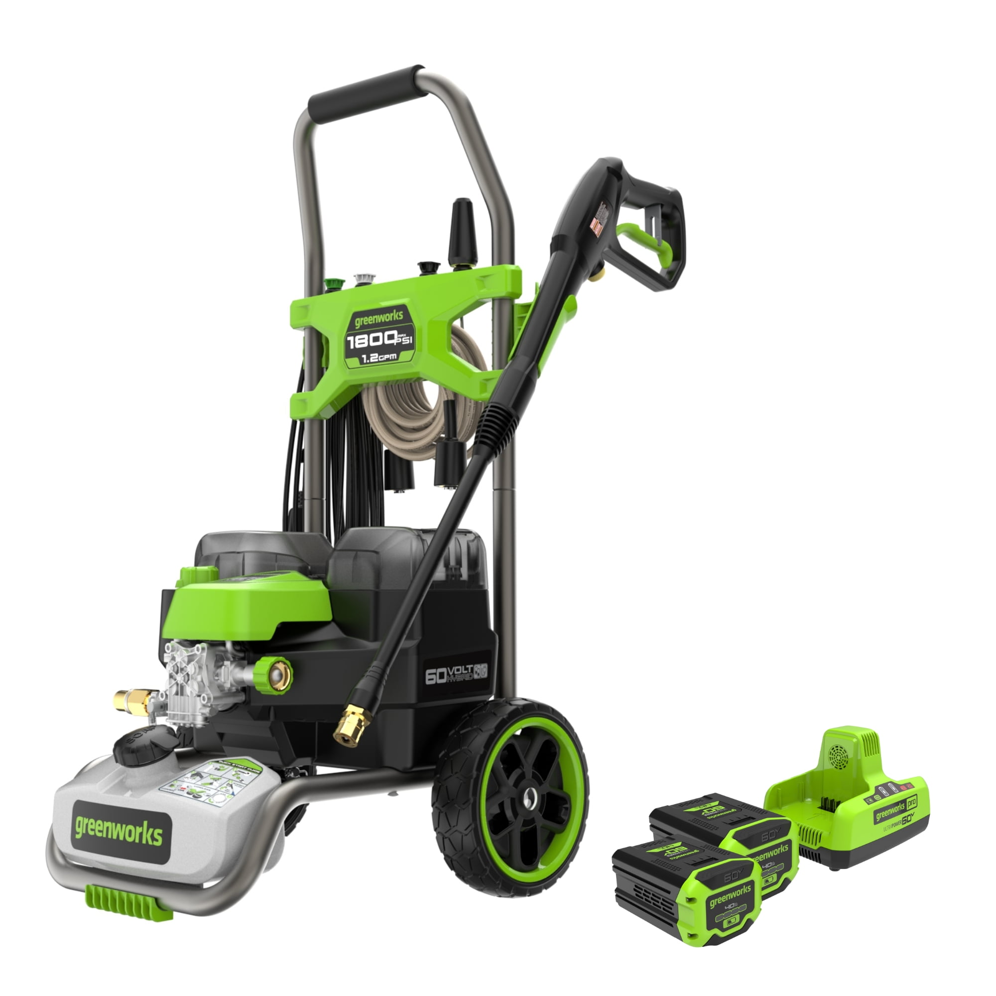 エゴスキュー　タワー Greenworks High Pressure Soap Applicator in the Pressure Washer