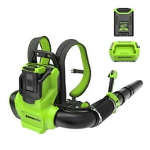 Greenworks 730 CFM 185 MPH Backpack Blower with 4.0 Ah Battery and 3 Amp Charger 2429602