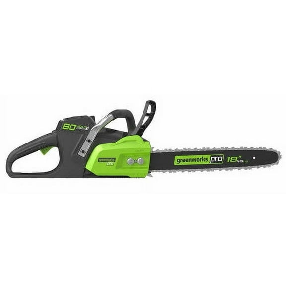 Greenworks 80V 18" Chainsaw with 2Ah Battery and Charger 2000002