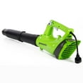 thumbnail image 1 of Greenworks 9 Amp 530 Cfm at 130 mph Corded Electric Axial Leaf Blower 2400902, 1 of 10
