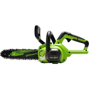 Greenworks 24V 10" Battery Chainsaw, Chain Brake