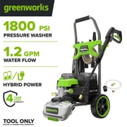 Greenworks Hybrid 60V 1800 PSI at 1.2 GPM Electric Cold Water Pressure Washer 5109402T