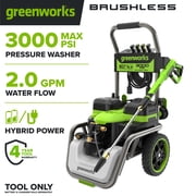 Greenworks Hybrid 60V 3000 PSI at 2.0 GPM Electric Pressure Washer 5128202T