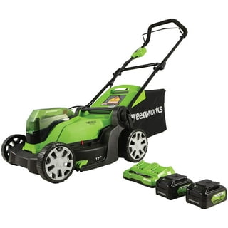 Greenworks lawn mower walmart discount