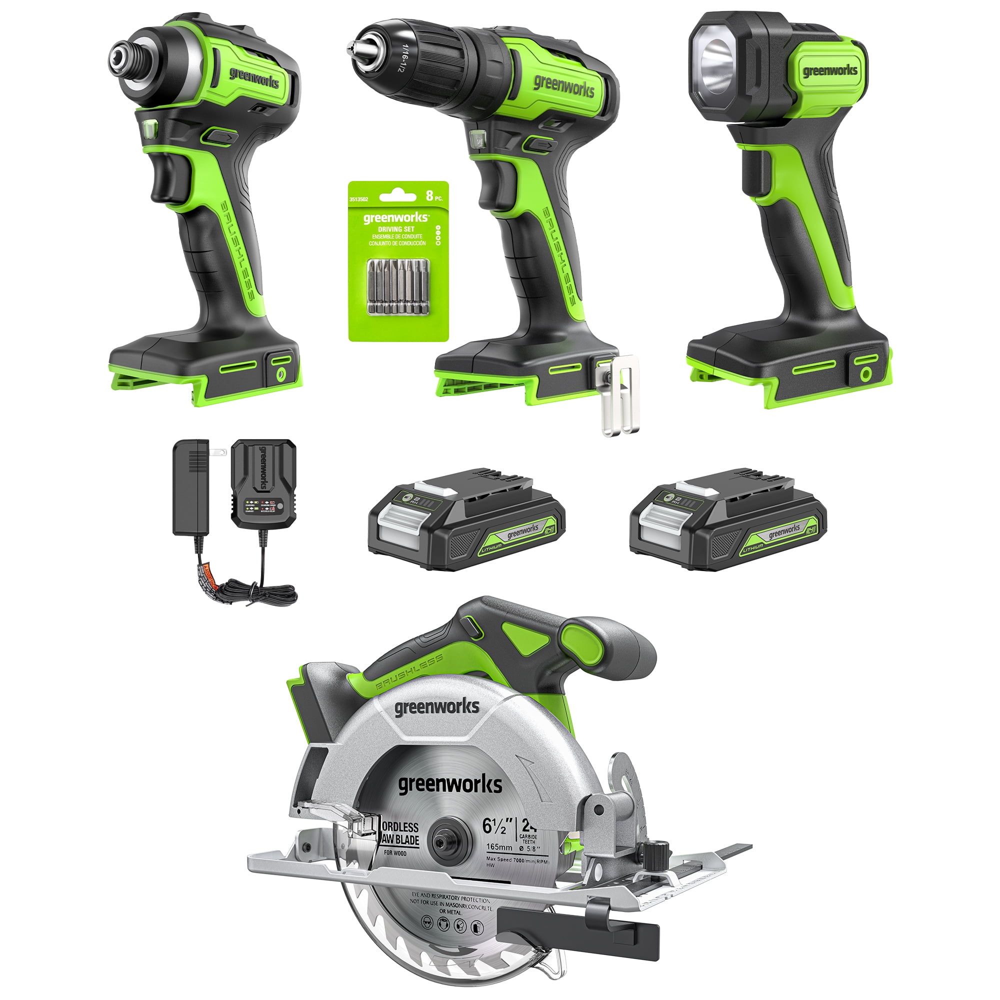 Carpentry power clearance tool set