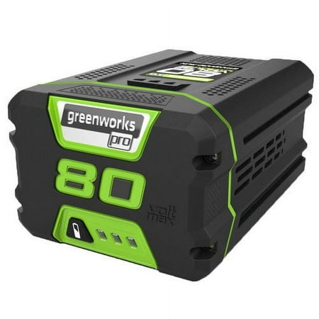 Greenworks - 80 Volt 2Ah Battery (Charger not included) - Green