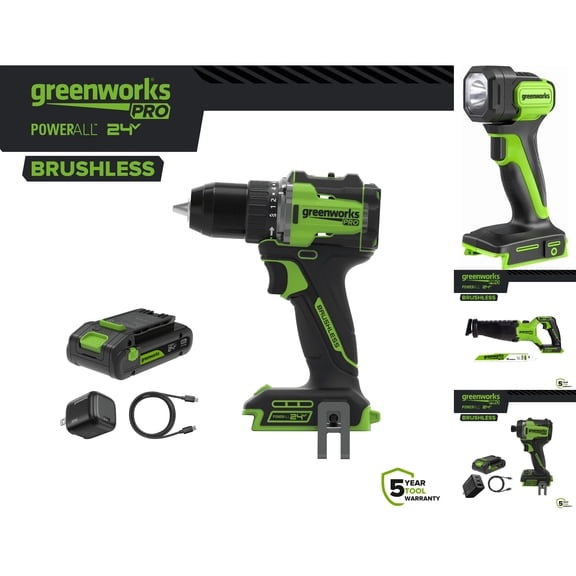 Greenworks Pro 4 Tool Combo Kit