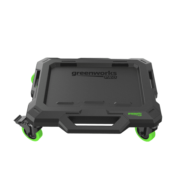 Greenworks Pro ProPack Modular Tool Storage Dolly, Heavy-Duty Rolling Base for ProPack Tool Boxes & Stackable Storage System