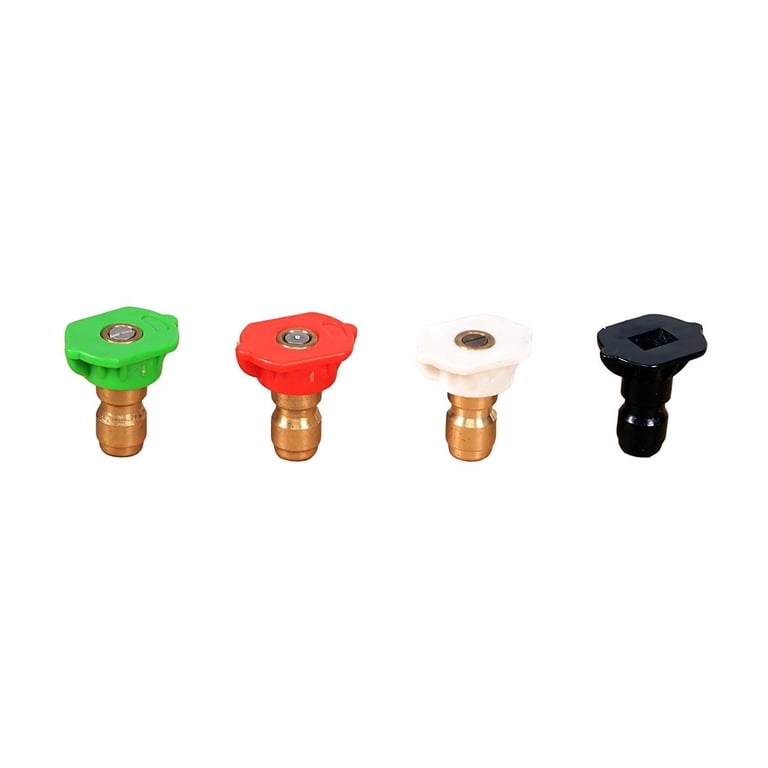 クワです Greenworks Universal Pressure Washer Nozzle Tips (4 Pack) 5201502