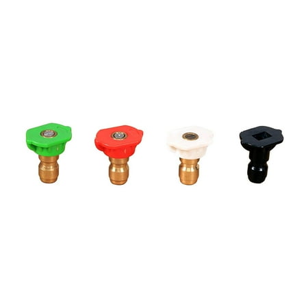 Greenworks - Universal Pressure Washer Spray Tip Nozzles (4 pack) - Multi