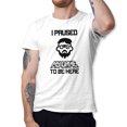 thumbnail image 1 of Greenyef Graphics I Paused My Game to Be Here Gamer Gift Funny Tee Men's T-Shirt Style-37 (White & Black, X-Large), 1 of 6