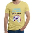 thumbnail image 1 of Greenyef Graphics I Paused My Game to Be Here Video Gamer Gift for Men Teenagers Gaming Funny Graphic T-Shirt Style-26 (Cornsilk, X-Large), 1 of 6