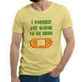 thumbnail image 1 of Greenyef Graphics I Paused My Game to Be Here Video Gamer Gift for Men Teenagers Gaming Funny Graphic T-Shirt Style-29 (Cornsilk, X-Large), 1 of 6