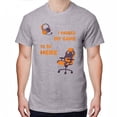 thumbnail image 1 of Greenyef Graphics I Paused My Game to Be Here Video Gamer Gift for Men Teenagers Gaming Funny Graphic T-Shirt Style-45 (Gray, Large), 1 of 6