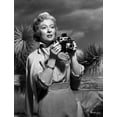 thumbnail image 1 of Greer Garson on a Silk Dress Holding a Camera Photo Print (8 x 10), 1 of 1