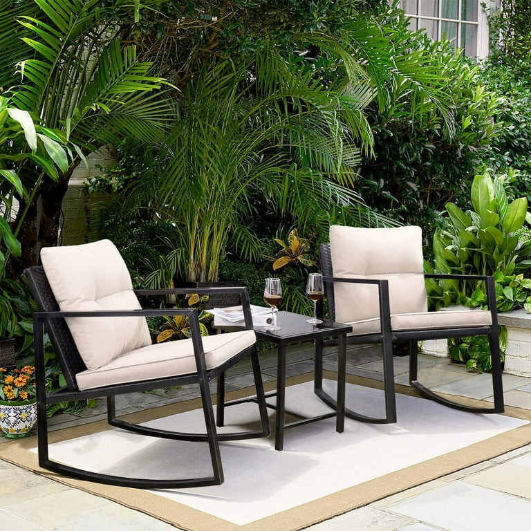 Rocking patio set hotsell