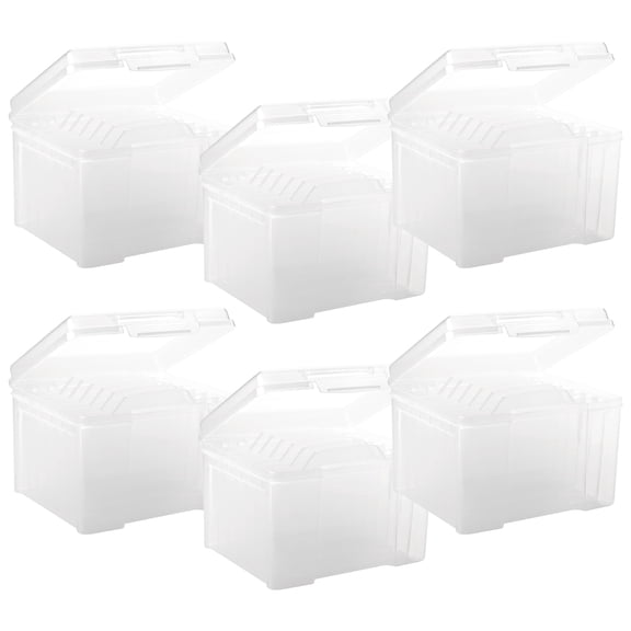 Greeting Card & Craft Keeper by Simply Tidy - Acid Free Storage Organizer for Cards - Pictures - Envelopes - and Arts & Crafts - Bulk 6 Pack