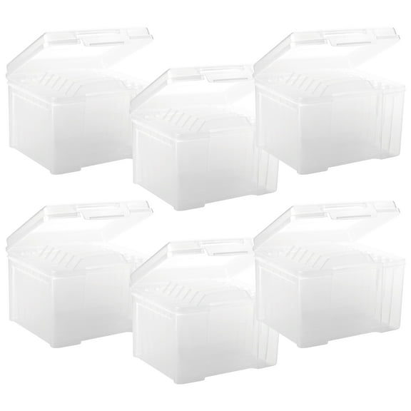 Greeting Card & Craft Keeper by Simply Tidy - Acid Free Storage Organizer for Cards - Pictures - Envelopes - and Arts & Crafts - Bulk 6 Pack