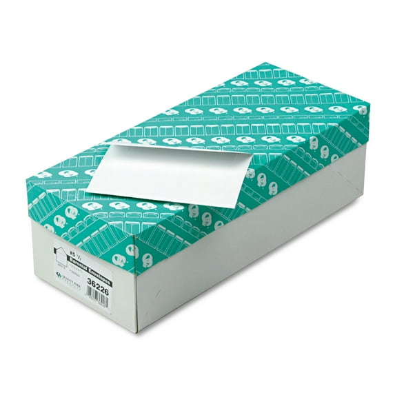 Quality Park Greeting Card/Invitation Envelope Contemporary #5 1/2 White 500/Box 36226