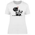 thumbnail image 1 of Greeting Card Mother's Day Panda T-Shirt Women -Image by Shutterstock, Female Medium, 1 of 2