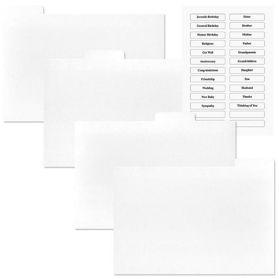 Greeting Card Organizer Refills for Current Organizer Box