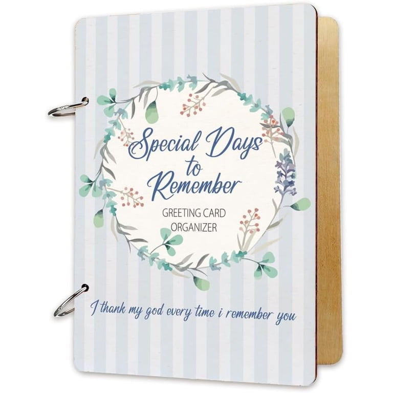 greeting card keepsake binder Christmas Card Album | Holiday Card Keepsake Binder