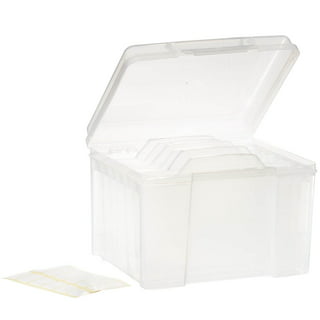 Photo Storage Box Organizer Case Picture Cases Boxes Container Containers  Keeper Postcards Archival Postcard Cards Craft 