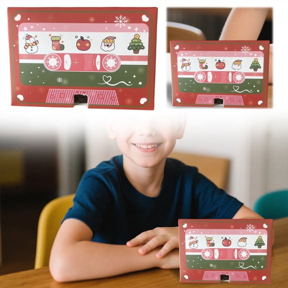 Greeting Card for Recoding Moments Loop Playable Message Card for Warm Wishes and Sentiments in Any Room,7x10 cm,Red