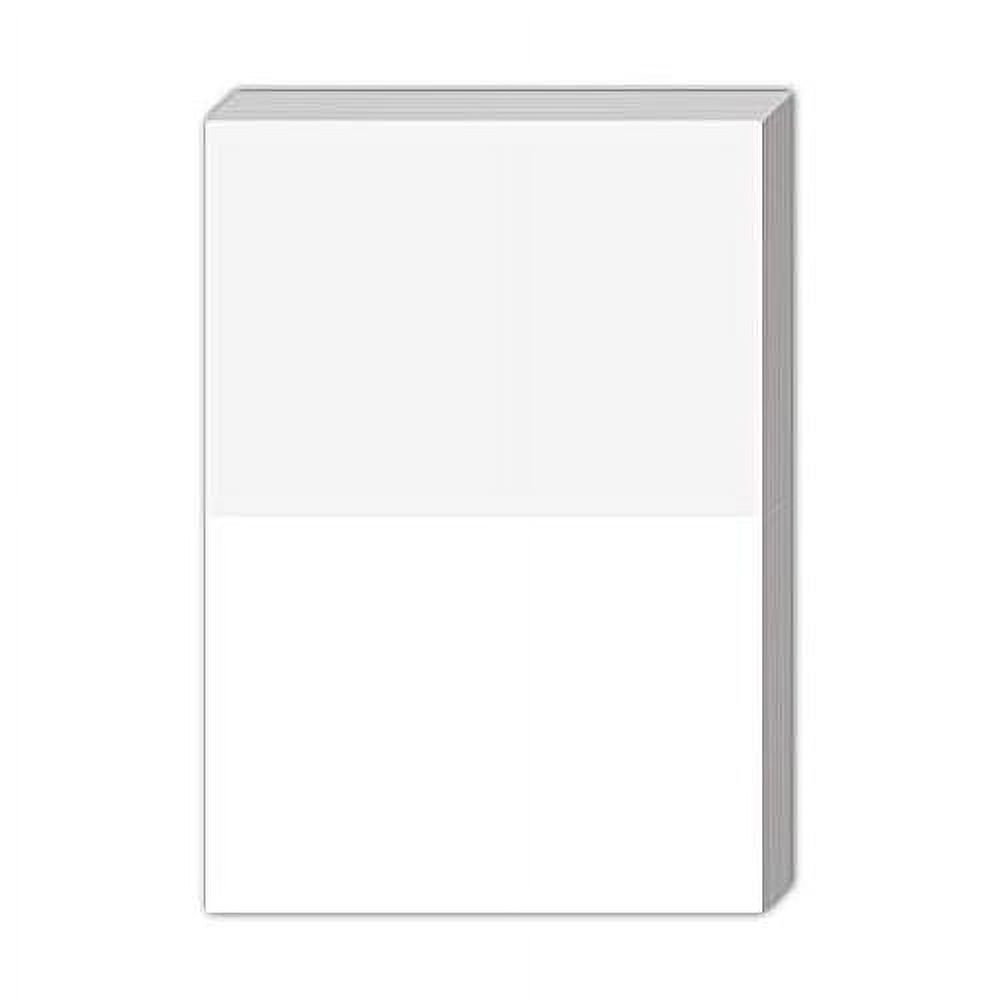 Greeting Cards 5X7 Inches Heavyweight Blank White Card Paper HalfFold Design Perfect For
