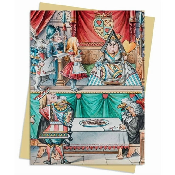 Greeting Cards: Alice in Wonderland Greeting Card Pack : Pack of 6 (Cards)