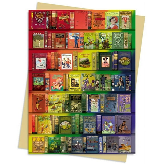 Greeting Cards: Bodleian Libraries: Rainbow Bookshelf Greeting Card Pack : Pack of 6 (Cards)