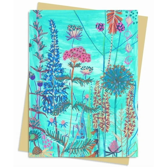 Lucy Innes Williams Blue Garden House Greeting Card