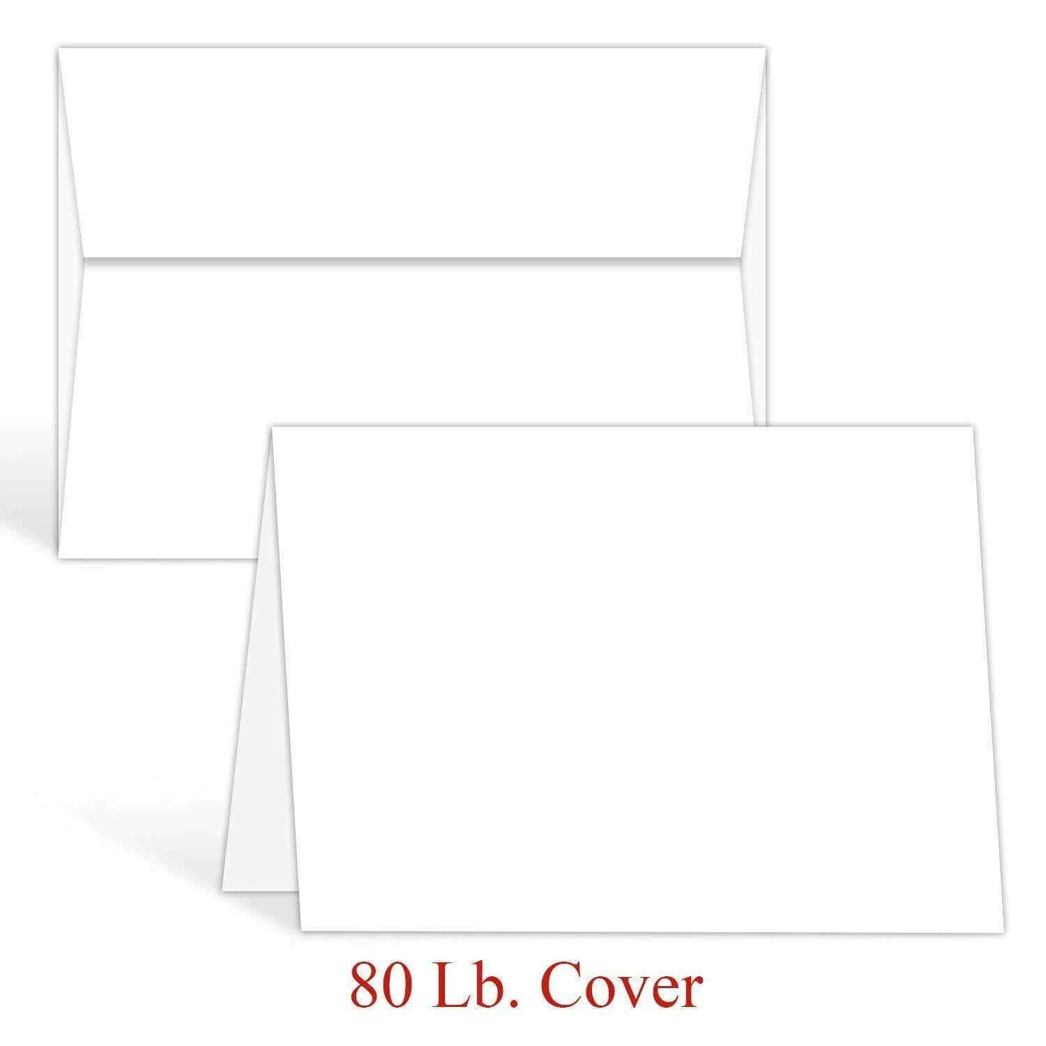  Goefun Blank White Cards with Envelopes 4 x 6 Folded Cardstock  and A6 Envelopes Self Seal 100 Pack for Invitations, Wedding, DIY Greeting  Cards, Thank You Cards & All Occasion : Office Products