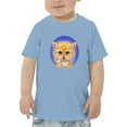 thumbnail image 1 of Greeting Cat. T-Shirt Toddler -Kayomi Harai Designs,  4 Toddler, 1 of 4