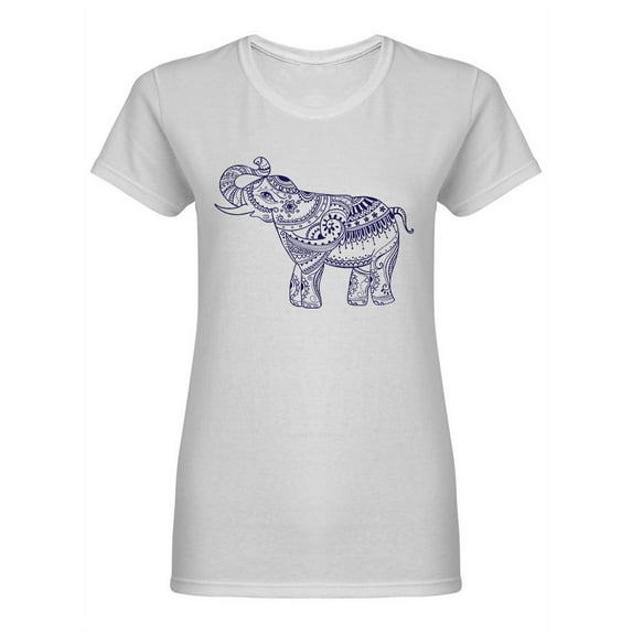 Greeting Elephant Shaped T-Shirt Women -Image by Shutterstock, Female Medium