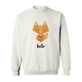 thumbnail image 1 of Greeting Fox Sweatshirt Women -Image by Shutterstock, Female 5X-Large, 1 of 4
