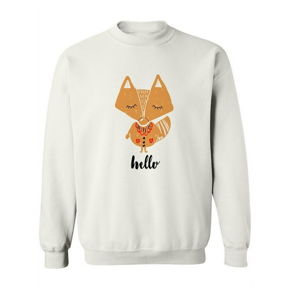 Greeting Fox Sweatshirt Women -Image by Shutterstock, Female 5X-Large