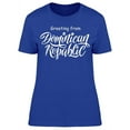 thumbnail image 1 of Greeting From Dominican Republic T-Shirt Women -Image by Shutterstock, Female XX-Large, 1 of 2