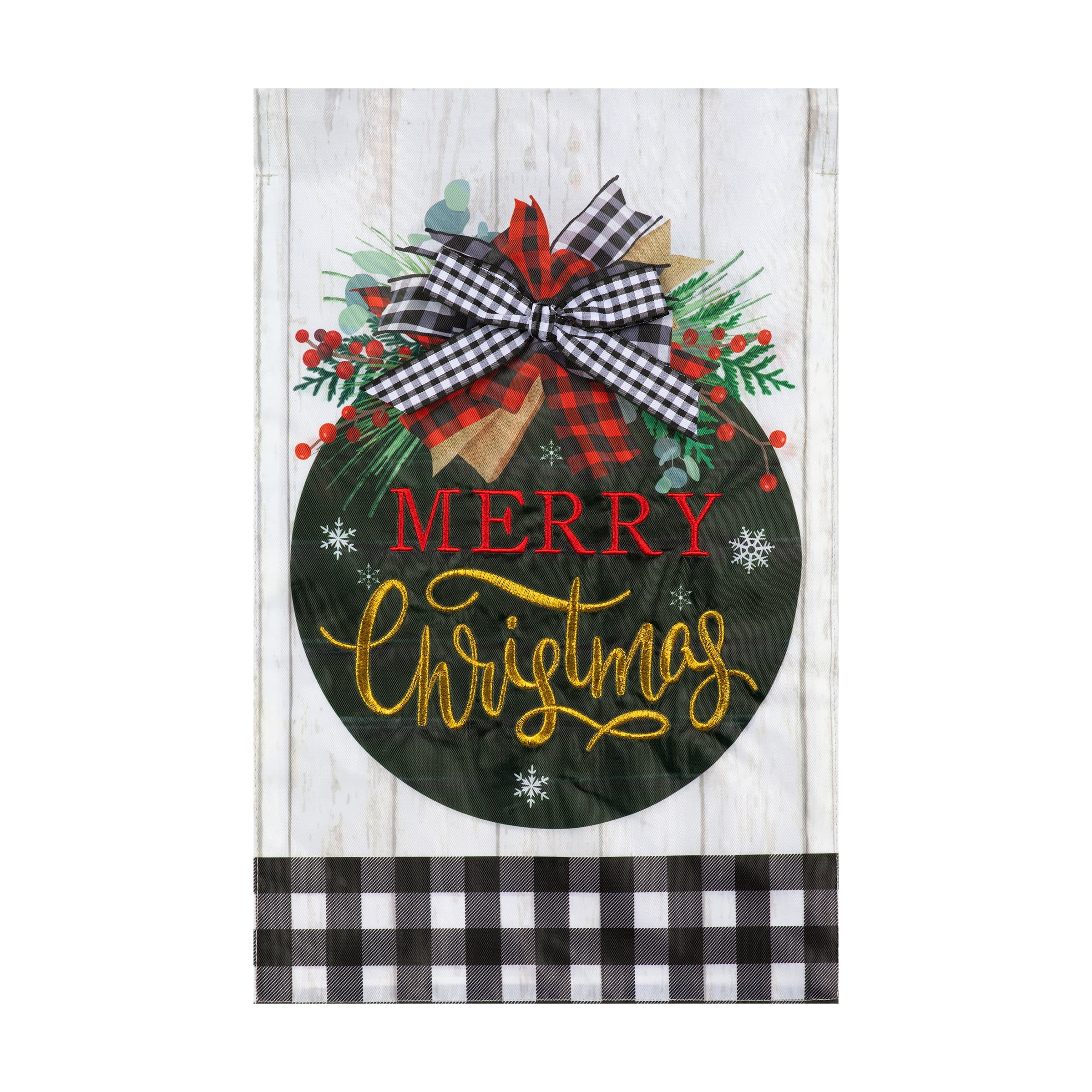 Greeting Ornament Yard Flag 11.5in x 18in