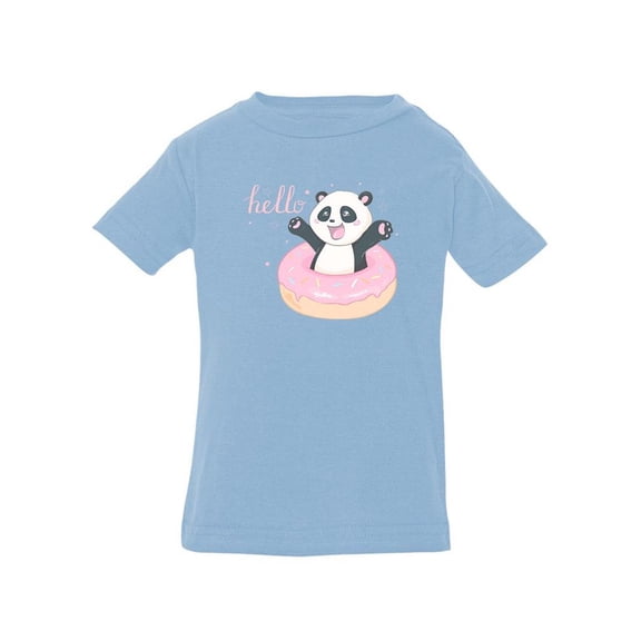 Greeting Panda In Donut T-Shirt Infant -Image by Shutterstock,  24 Months