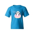 thumbnail image 1 of Greeting Panda In Donut T-Shirt Juniors -Image by Shutterstock,  x-Large, 1 of 4