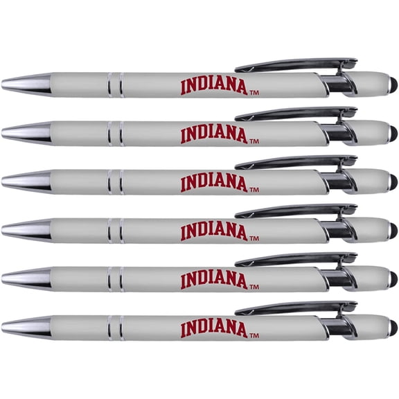 Greeting Pen Indiana Soft Touch Coated Metal 6 Pack 30532