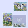 thumbnail image 1 of Greeting card,3D Greeting Cards Butterfly Up Card With Envelopes & Stickers Foldable Popup Christmas Cards Anniversary Cards For Birthday Celebration Thinking Of You Mother's Day All Occasion, 1 of 9