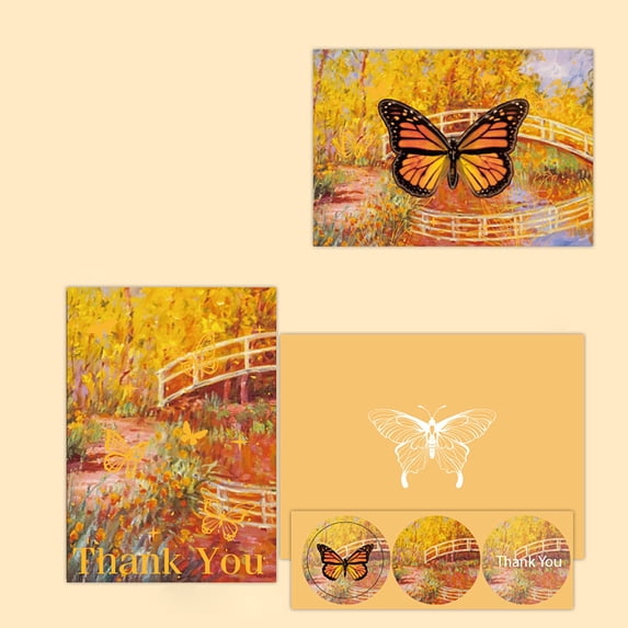 Greeting card,3D Greeting Cards Butterfly Up Card With Envelopes & Stickers Foldable Popup Christmas Cards Anniversary Cards For Birthday Celebration Thinking Of You Mother's Day All Occasion