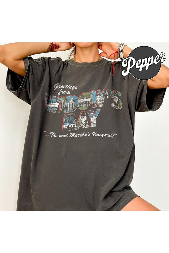 Greetings From Widow's Bay Horror Movie Vintage Unisex T-Shirt - Retro Graphic Horror Fan Tee